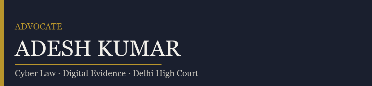 Advocate Adesh Kumar